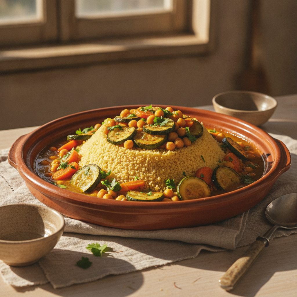 Couscous de légumes printanier