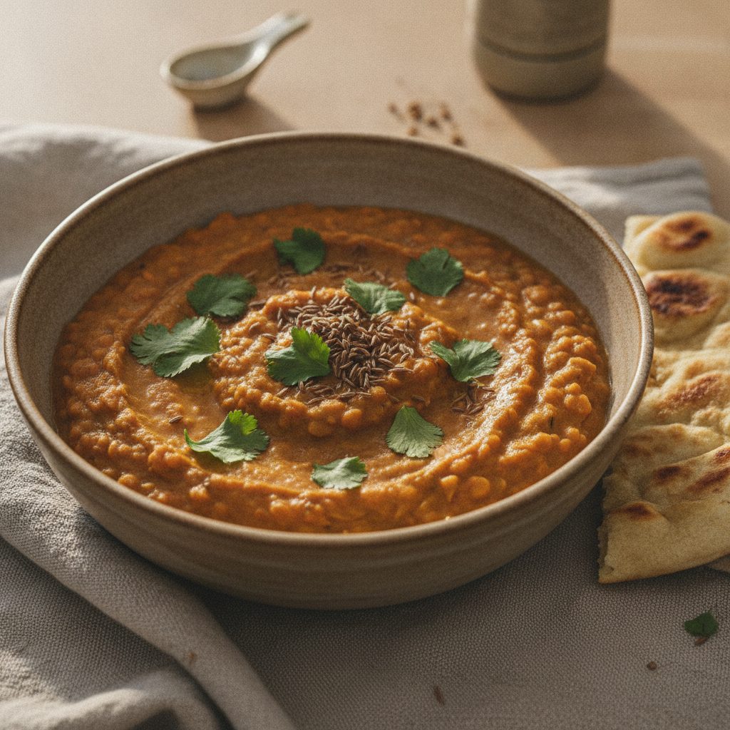 Dahl de lentilles corail